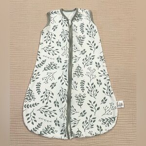 Yoofoss Baby Sleep Sack Green White Leaf Print Size 0 to 6 Months